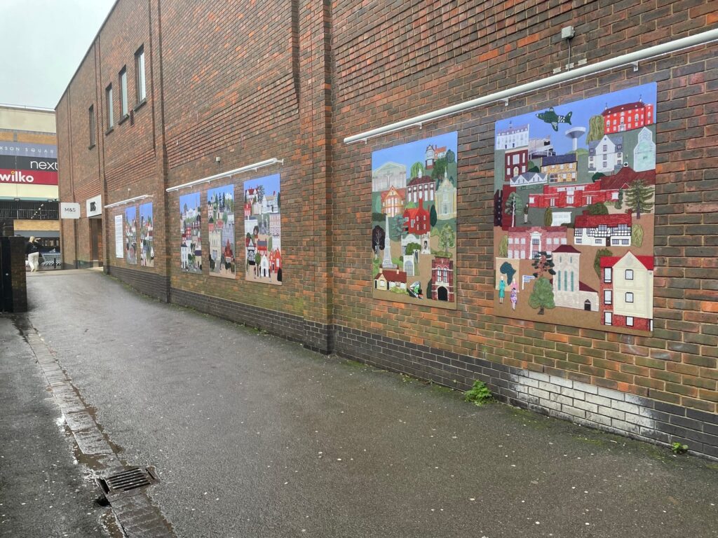 New mural revitalises town centre walkway