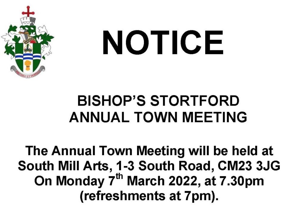 Bishop’s Stortford Annual Town Meeting