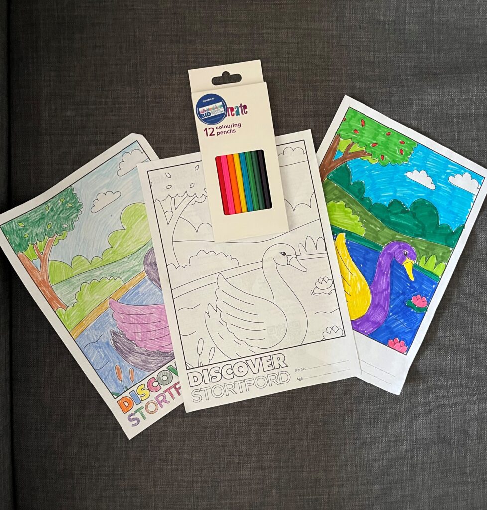 Swan Colouring Competition