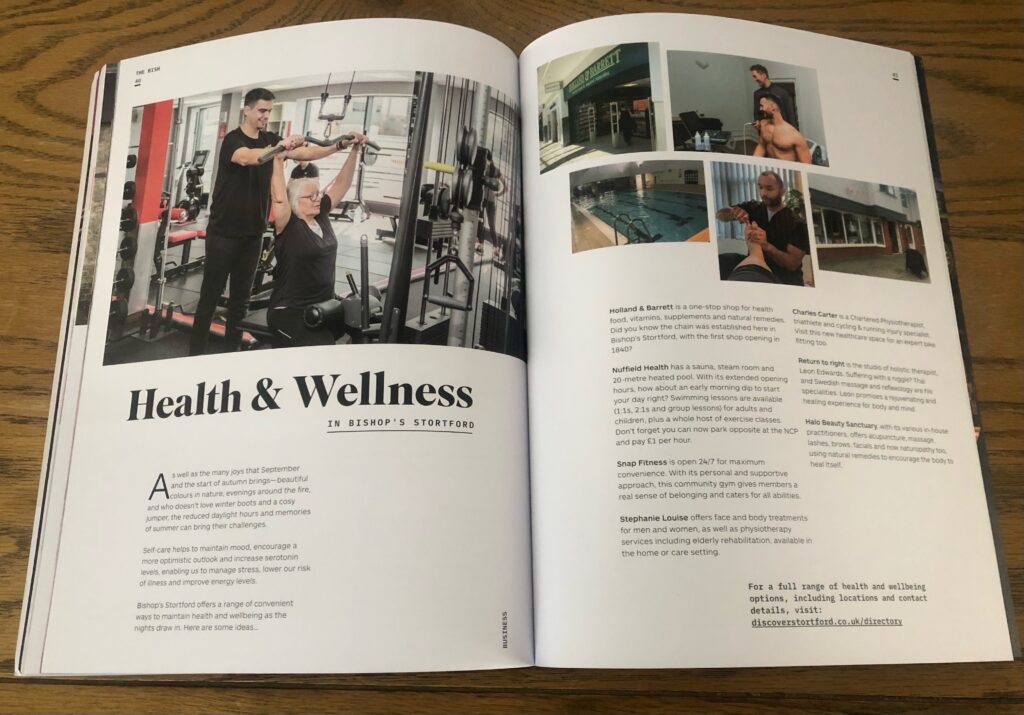 Health & Wellness in Bishop’s Stortford