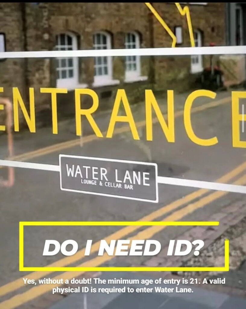 New ID Scanner for Water Lane