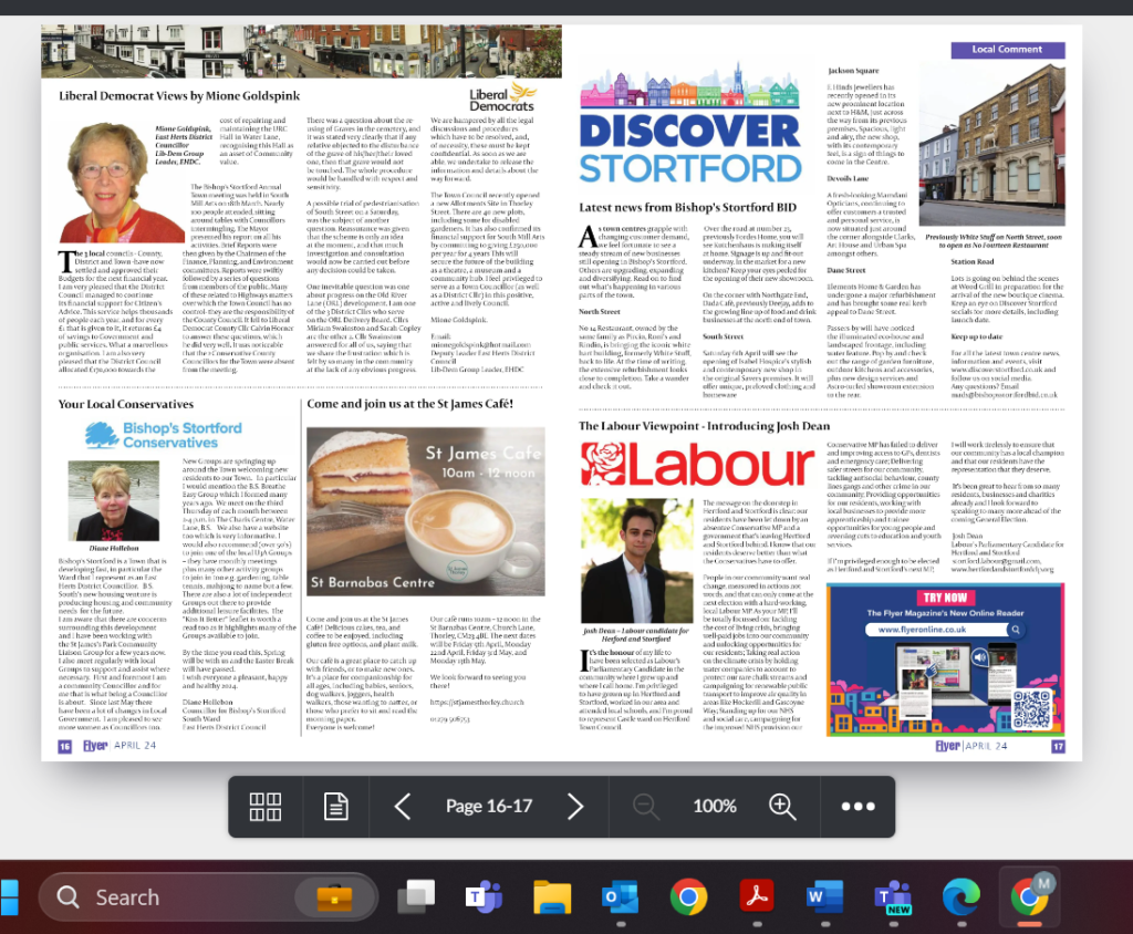 The Flyer, April issue